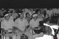 서울고 강당에서 