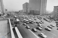 광화문 일대 도로의 모습 썸네일 이미지