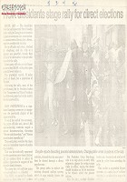 [신문스크랩]ROK dissidents stage rally for direct election 썸네일 이미지